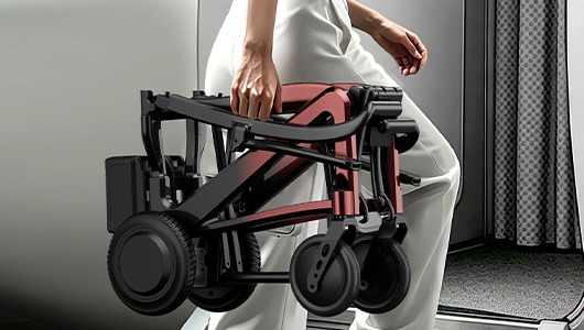folding electric wheelchair